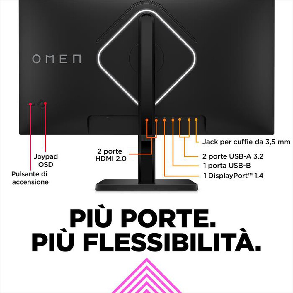 Immagine del prodotto HP - Monitor LED 27" OMEN 27QS-Shadow Black