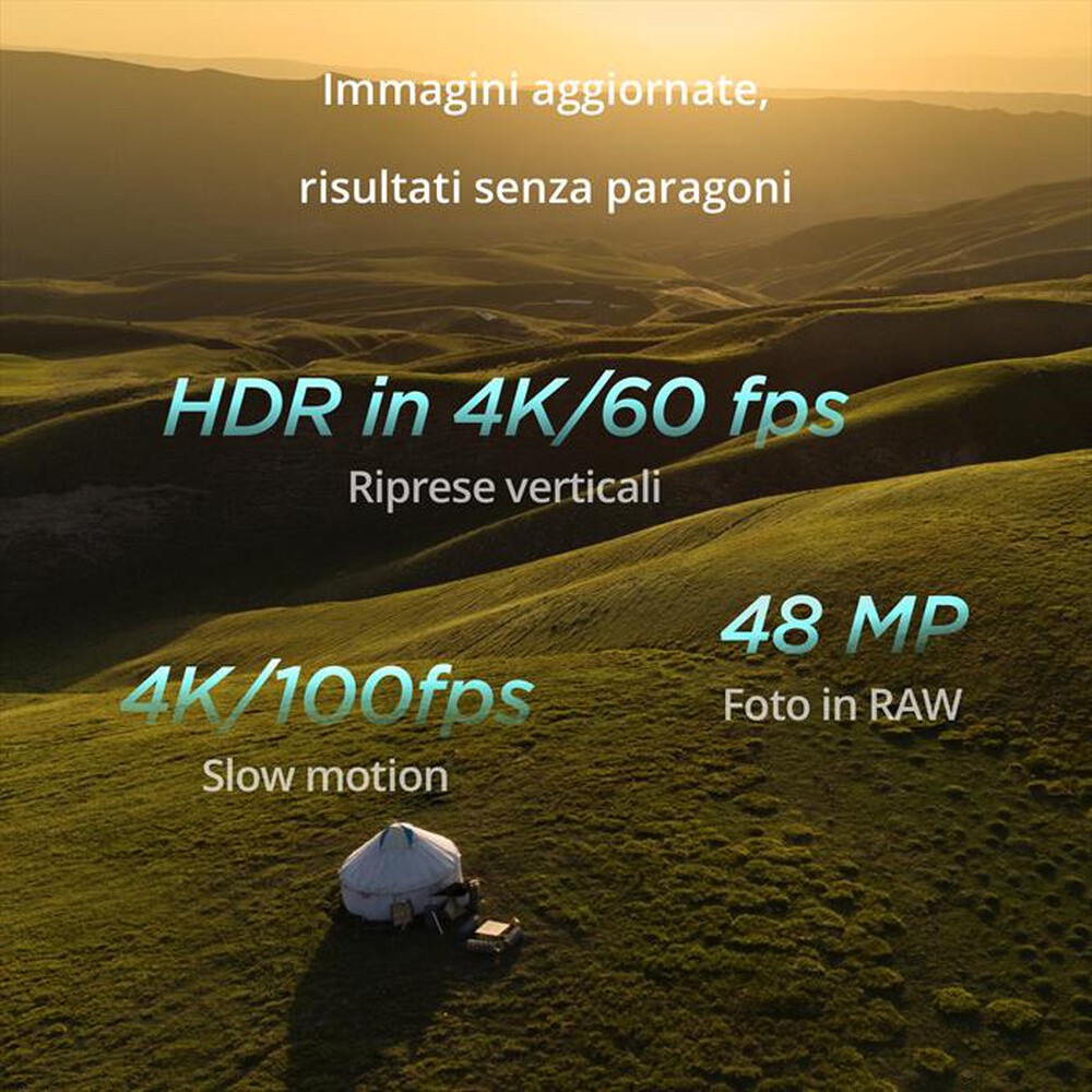 "DJI - MINI 4 PRO CON RC-N2-Grigio"