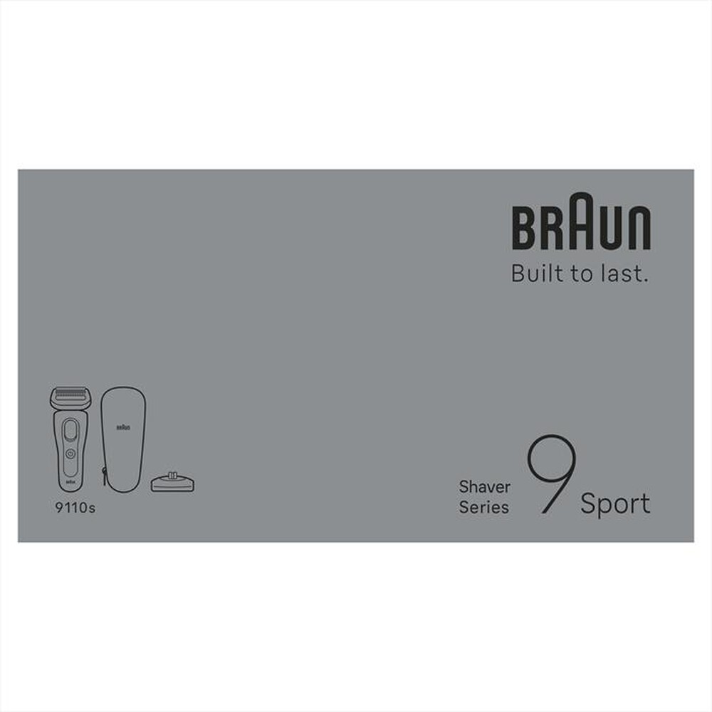 Immagine del prodotto BRAUN - Rasoio SHAVER 9110S-NERO