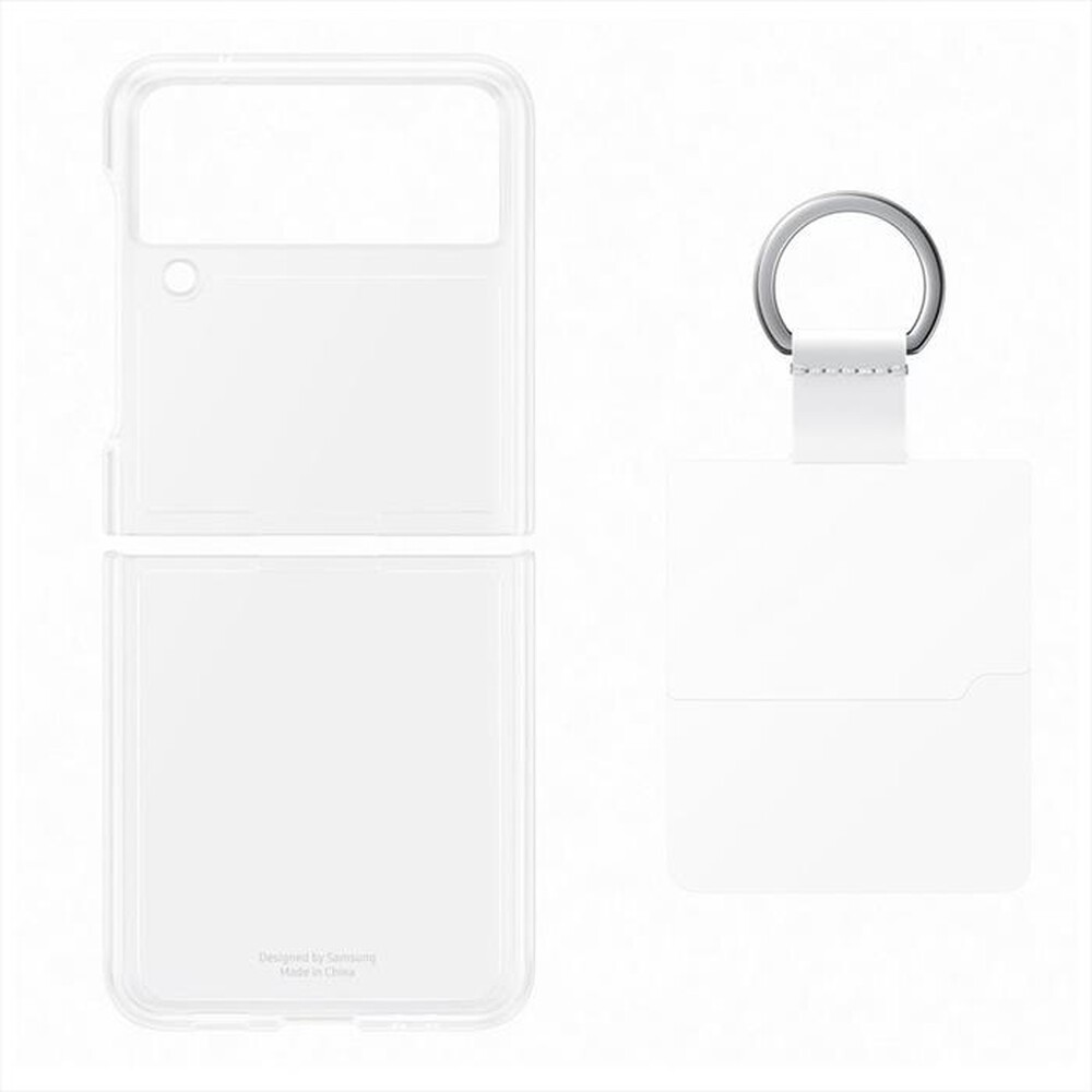 "SAMSUNG - CLEAR COVER WITH RING-Trasparente"
