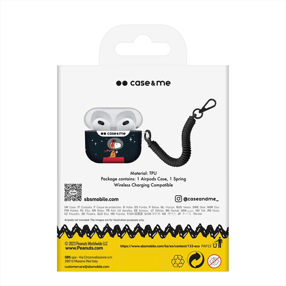 "CASEME - Cover CMPNUTSAP3CASE1 per AirPods 3-Space Traveller"