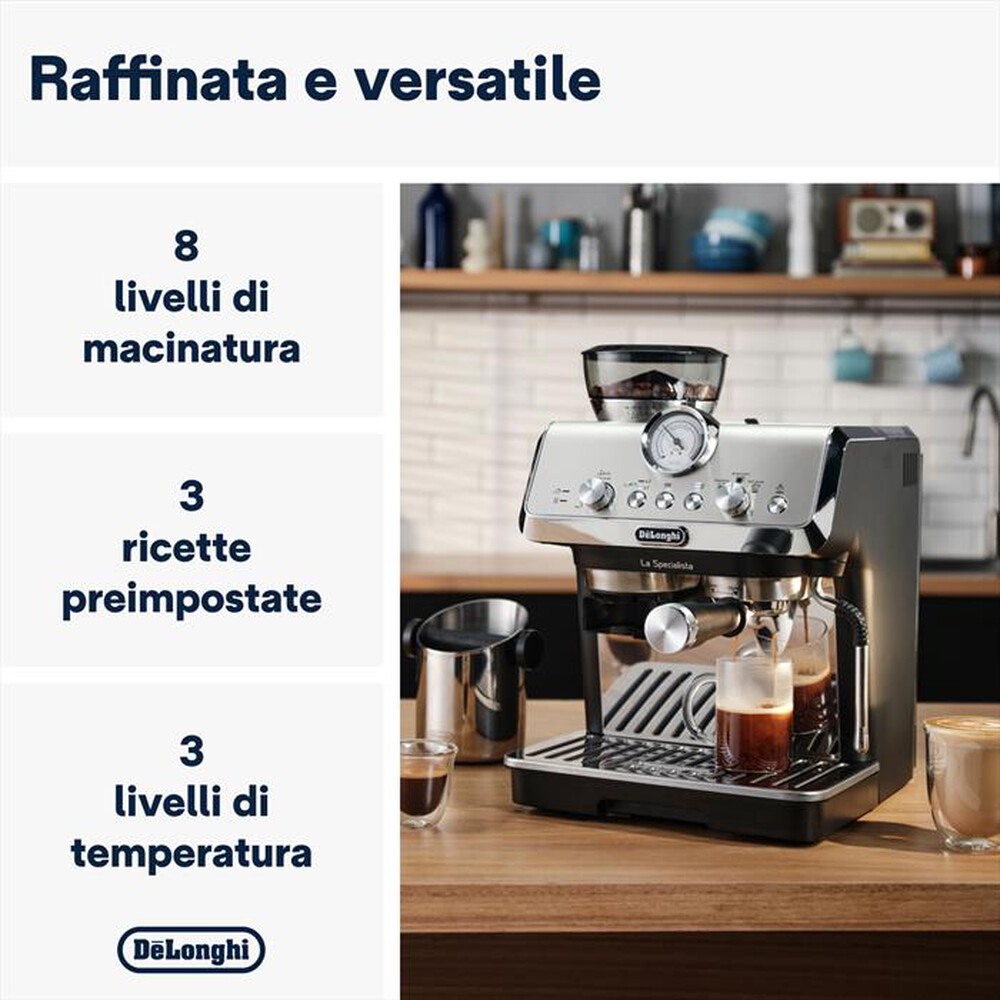 Immagine del prodotto DE LONGHI - Macchina da caffè LA SPECIALISTA ARTE EC9155.MB-Dark grey
