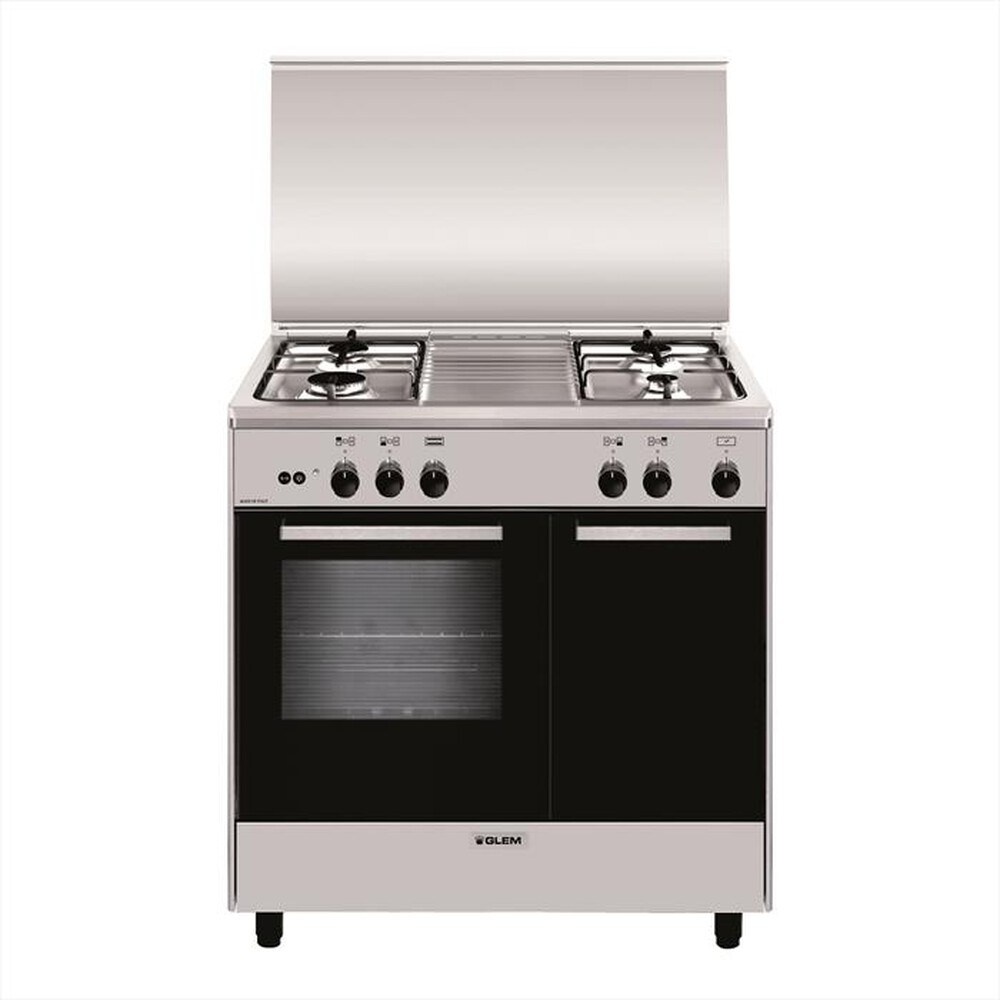 "GLEM GAS - Cucina a gas AR854GI Classe A-Inox"
