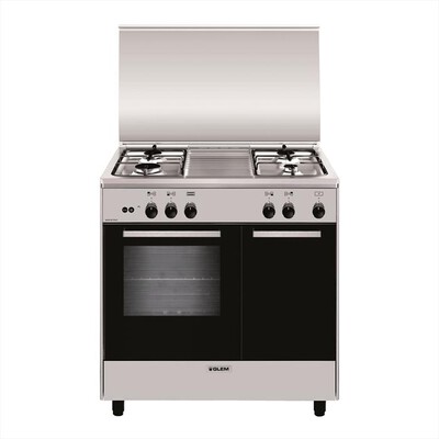 GLEM GAS - Cucina a gas AR854GI Classe A-Inox