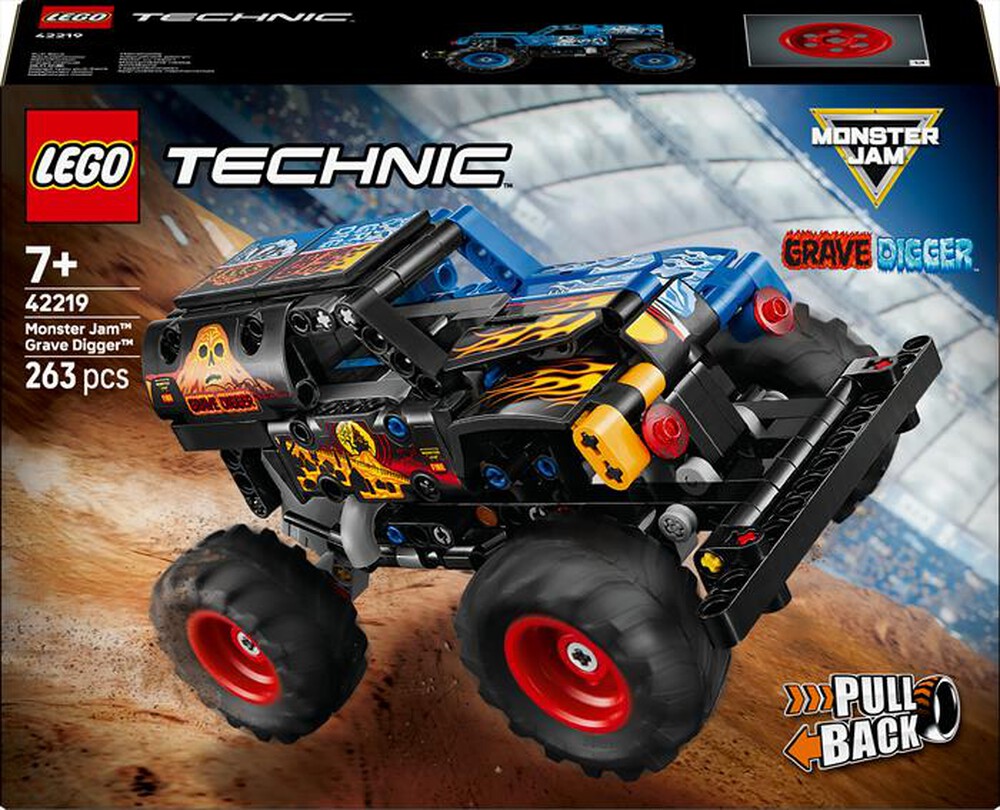 LEGO - TECHNIC Monster Jam Grave Digger Fuoco e - 42219
