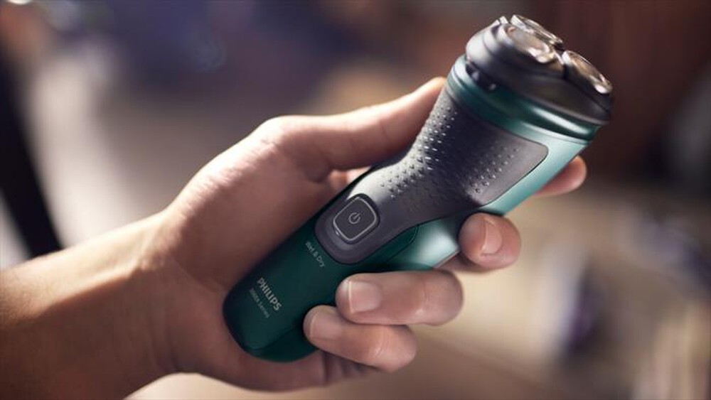"PHILIPS - Rasoio uomo wet & dry X3052/00-Blu celeste"