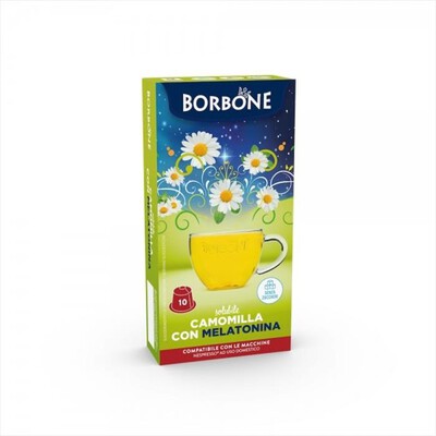 CAFFE BORBONE - Camomilla e Melatonina - Nespresso 10 caps-Multicolore