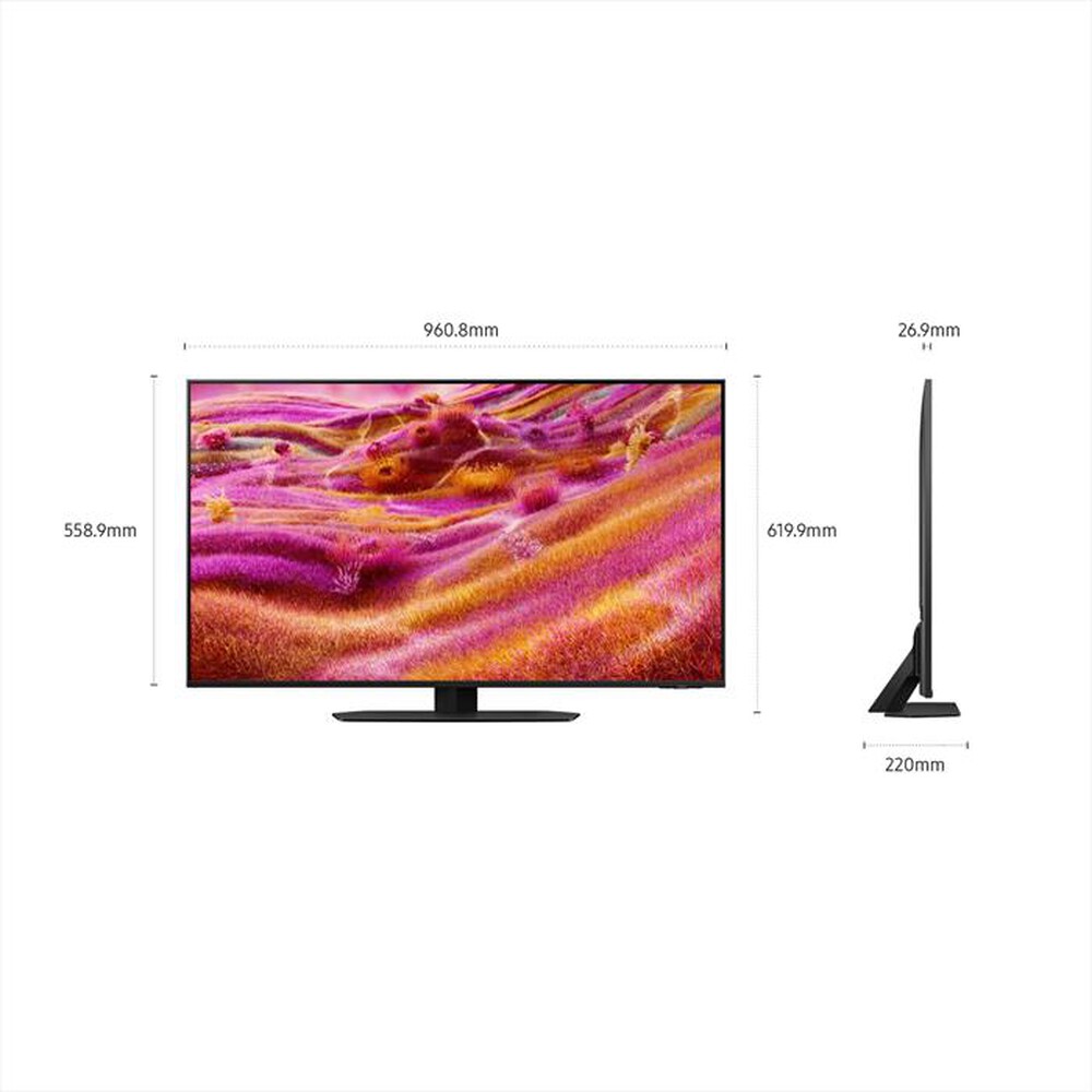 Immagine del prodotto SAMSUNG - Smart TV MINI LED UHD 4K 43" QE43QN90FATXZT-Titan Black
