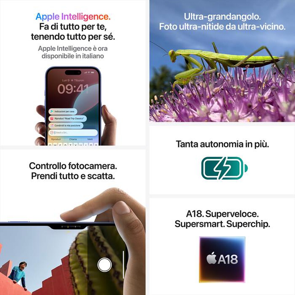 Immagine del prodotto APPLE - iPhone 16 Plus 256GB-Blu Oltremare