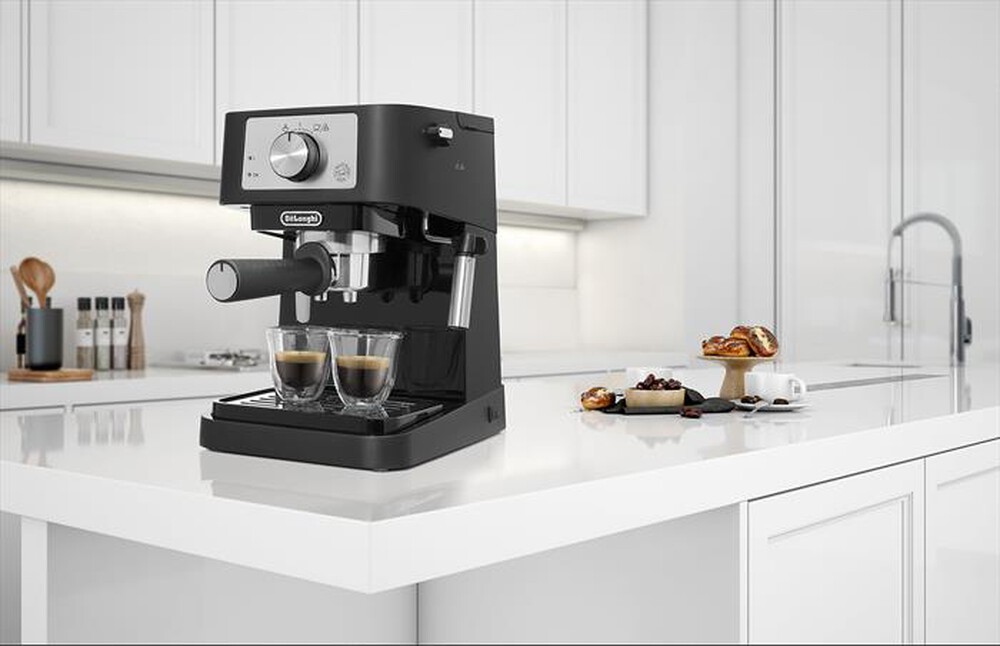 "DE LONGHI - STILOSA EC260.BK MACCHINA DA CAFFÈ MANUALE-Nero/Silver"