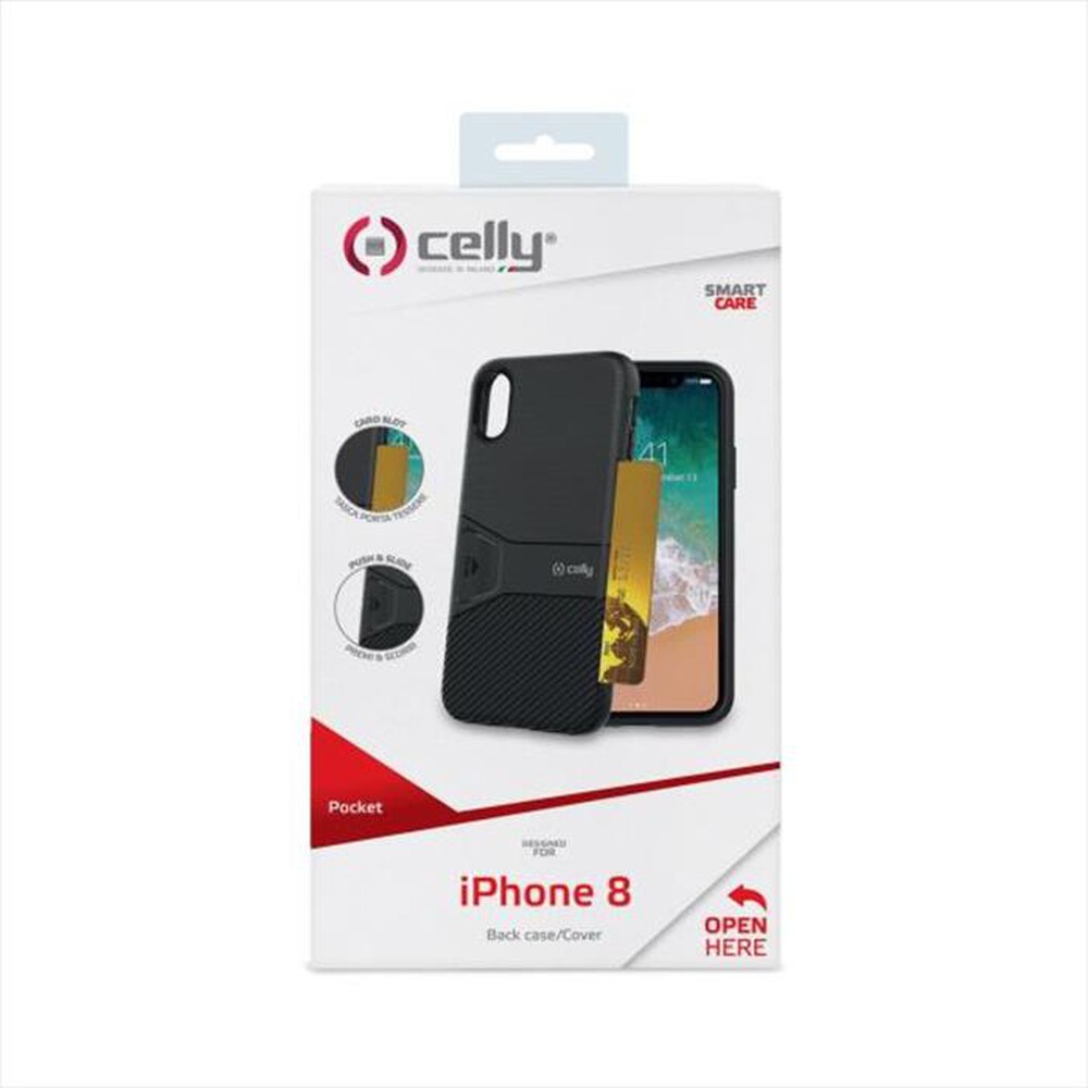 "CELLY - POCKET900BK-Nero/TPU"