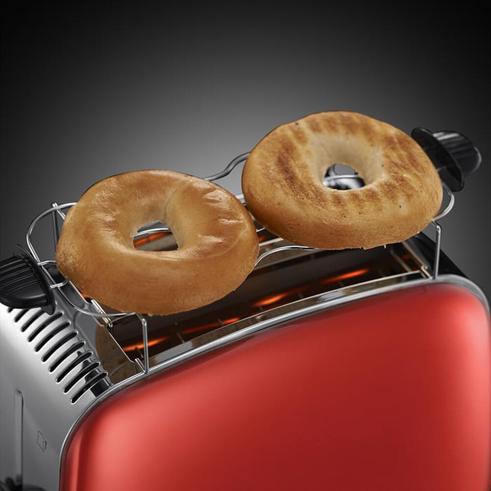"RUSSELL HOBBS - Tostafette 23330-56-rosso-acciaio"