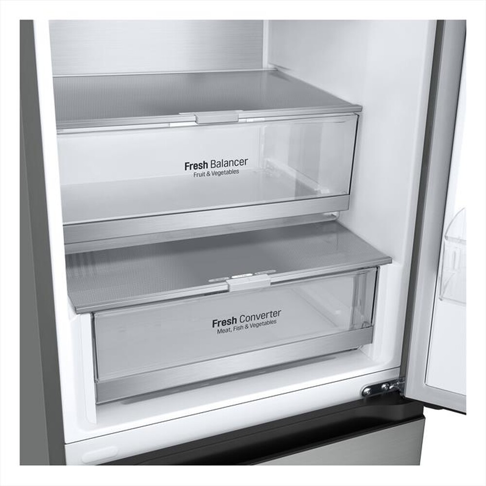 "LG - Frigorifero combinato GBV7280DPY Classe D 387L-Argento"