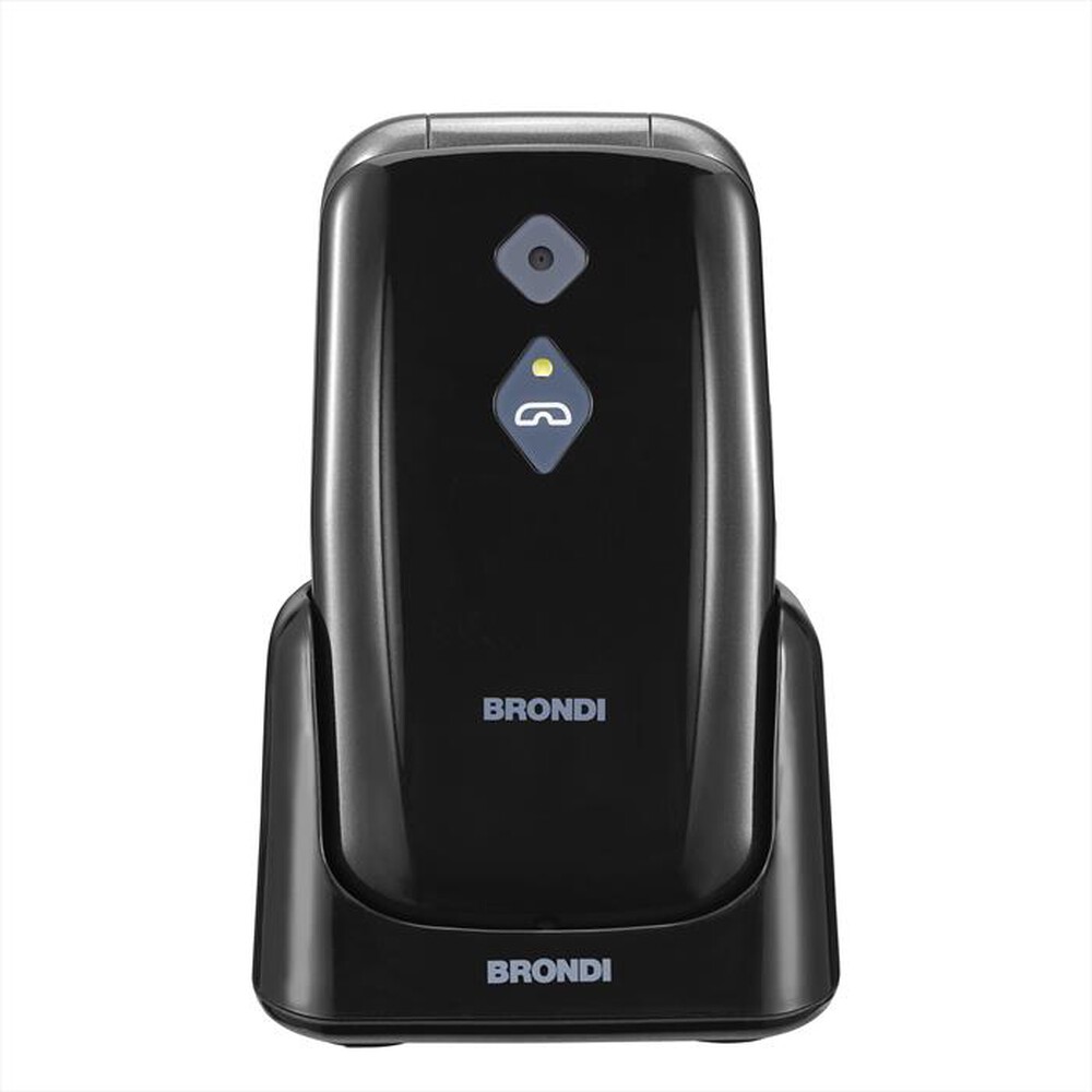 "BRONDI - Cellulare AMICO SICURO PLUS-BLACK METAL"