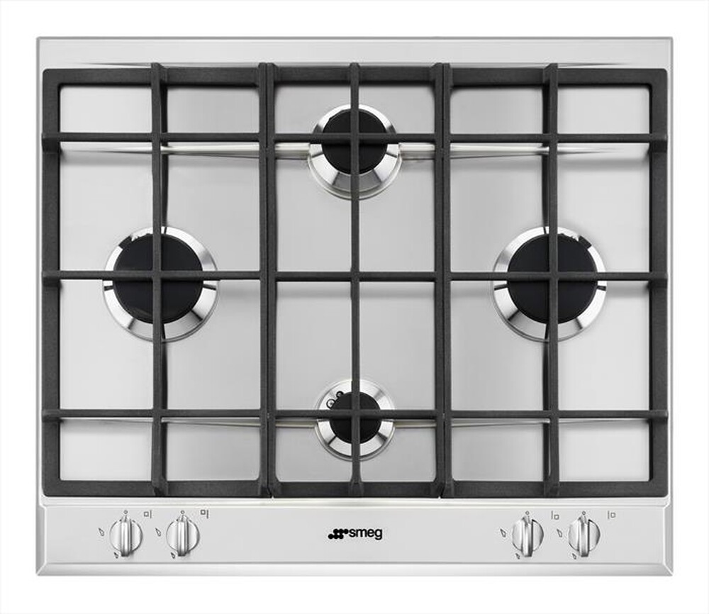 "SMEG - Piano cottura a gas P260XGH 4 fuochi 60cm-inox"