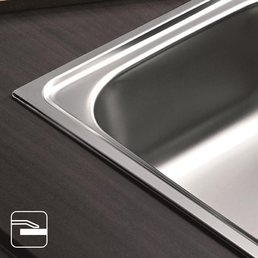 Immagine del prodotto GLEM GAS - Lavello 1 vasca MET861SX-Inox