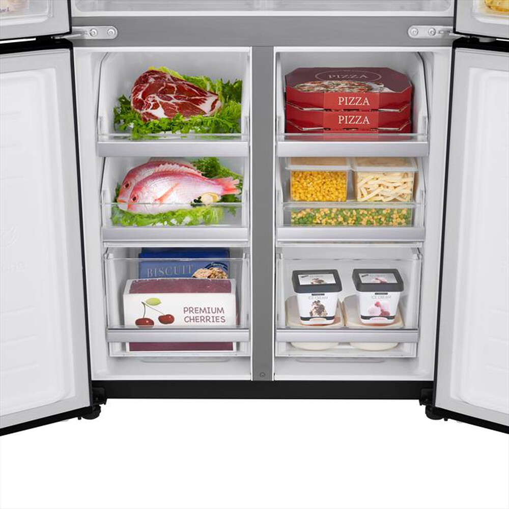 "LG - Frigorifero 4 porte GMB844MC4E Classe E 530L-Nero"