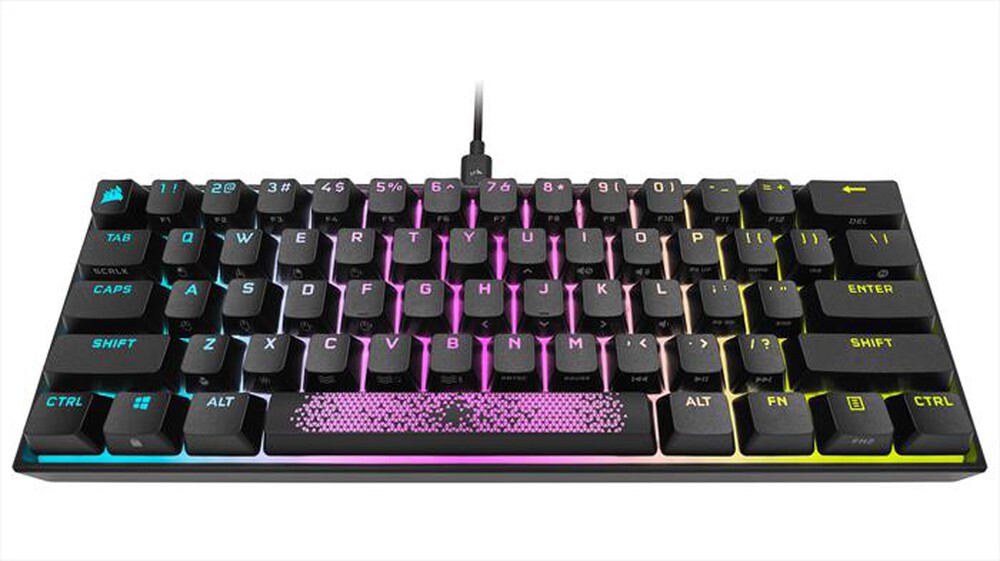 "CORSAIR - Tastiera K65 RGB MINI-Nero"