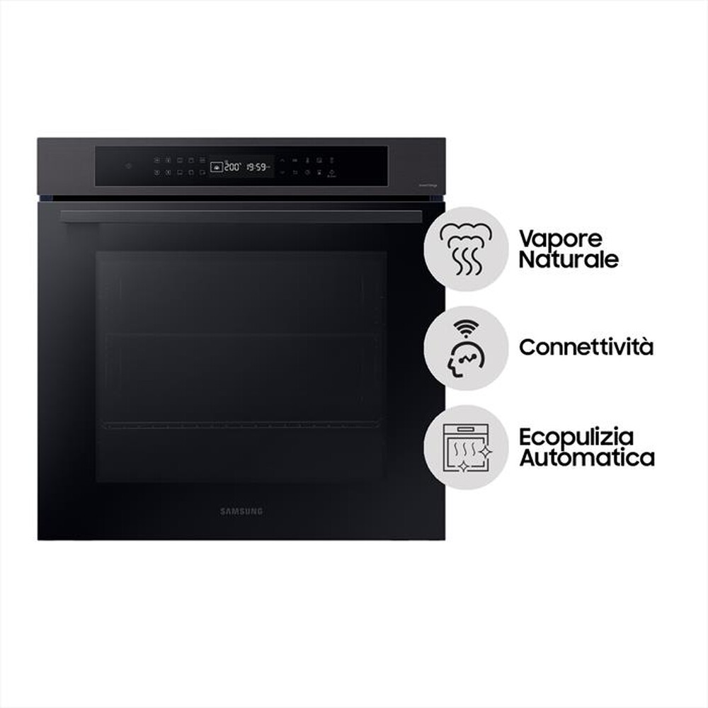 "SAMSUNG - Forno incasso elettrico NV7B4040VBB/U5 Classe A+-black inox"