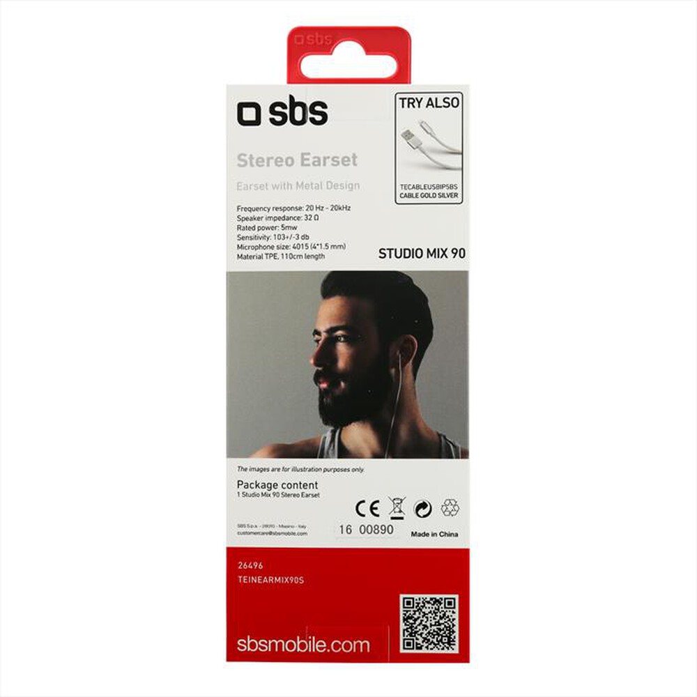 "SBS - TEINEARMIX90S-ARGENTO"