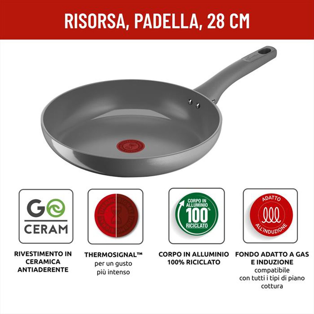 Immagine del prodotto LAGOSTINA - Risorsa Padella 28 cm-Grigio
