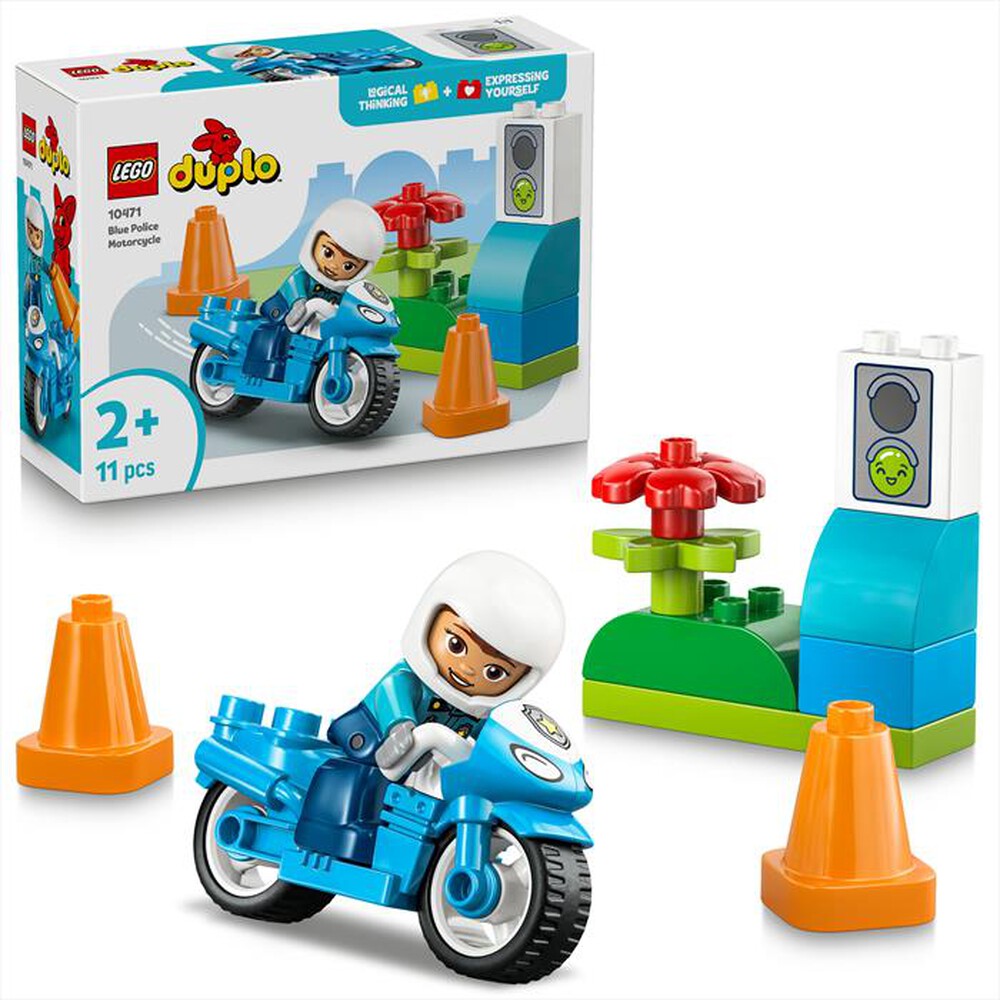 Immagine del prodotto LEGO - DUPLO Motocicletta blu della Polizia - 10471