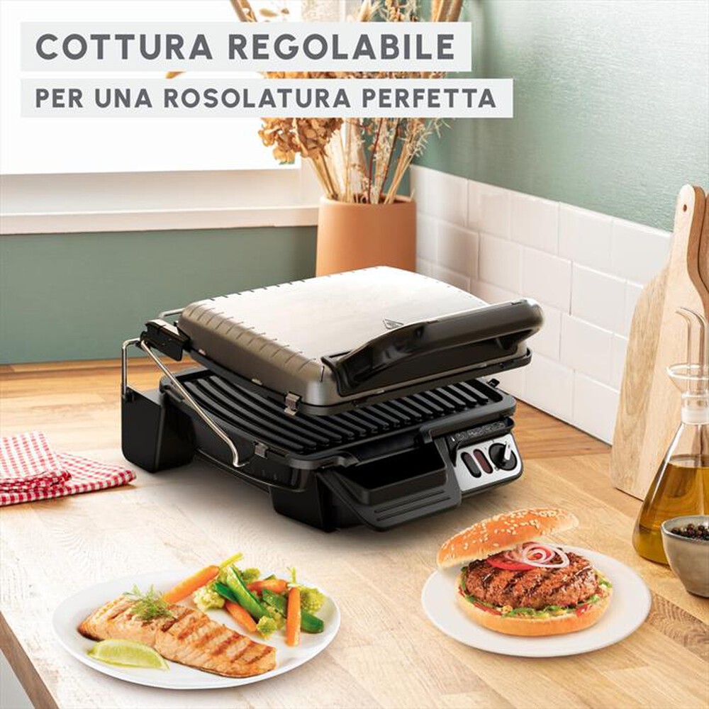"MOULINEX - Barbecue GI306010-Argento"
