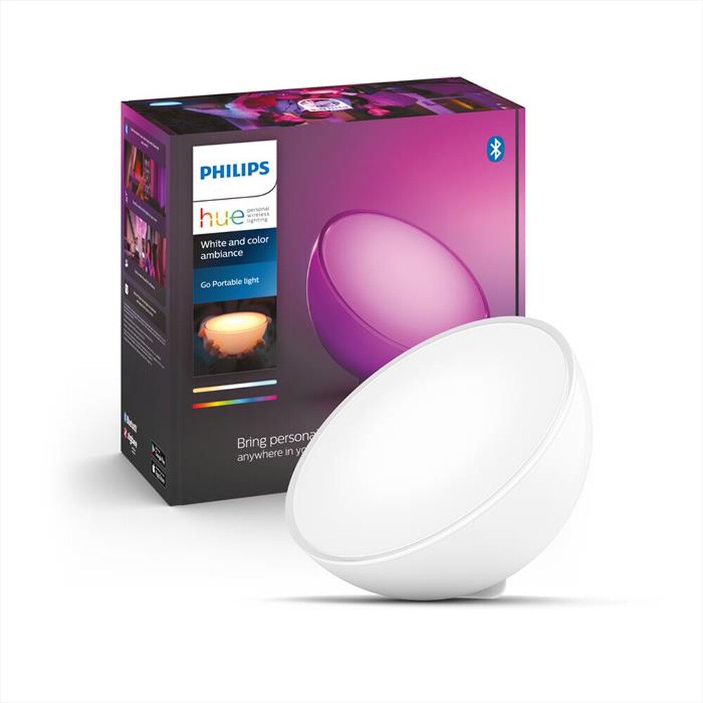 "PHILIPS - Hue Go Lampada Portatile White and Color Ambiance-Luce bianca e colorata"