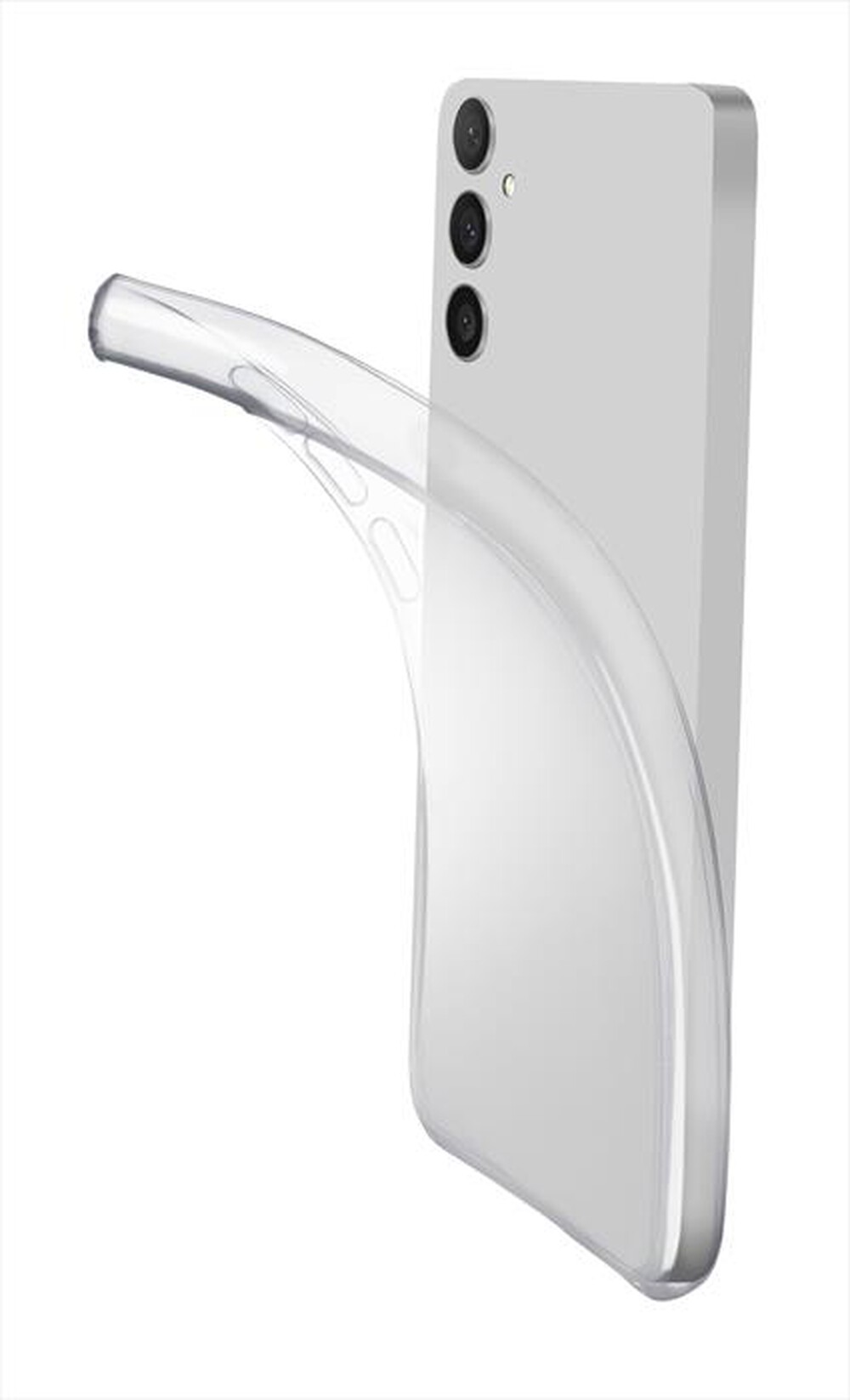 "CELLULARLINE - Cover in gomma FINE per GALAXY A36/A56-Trasparente"