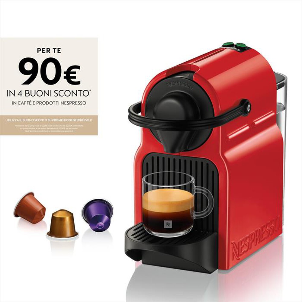 "KRUPS - XN1005 Inissia Nespresso-Rosso"