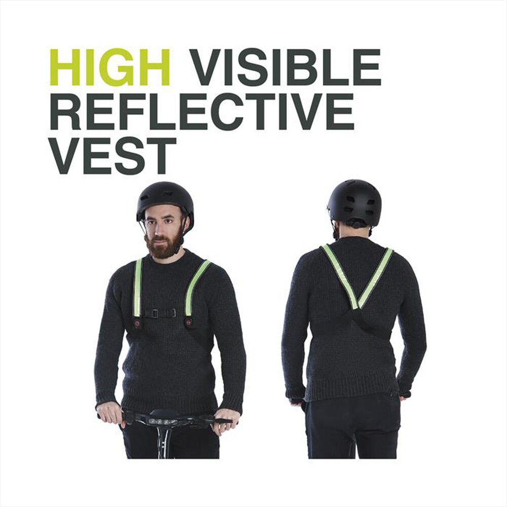 Immagine del prodotto NEWRBAN - Bretelle con Led LED REFLECTIVE VEST-Nero