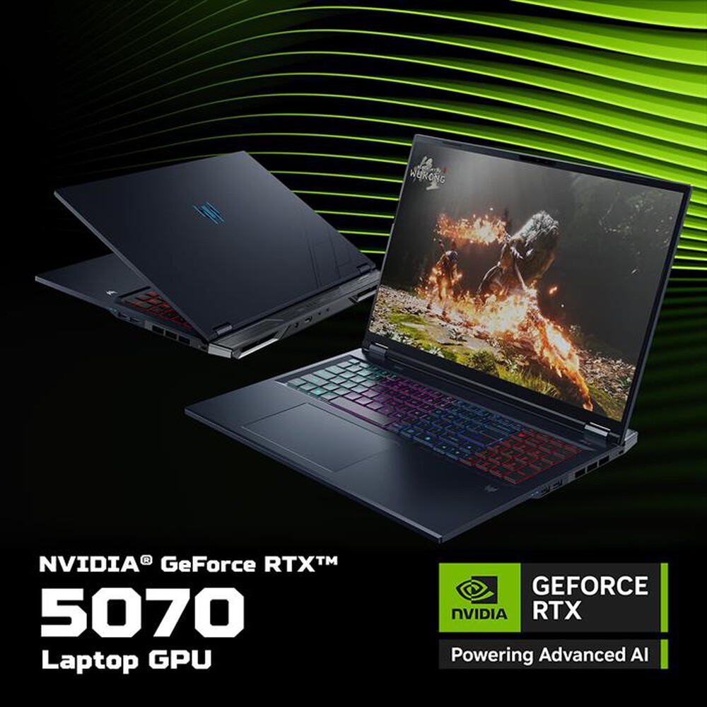 Immagine del prodotto ACER - Notebook PREDATOR HELIOS NEO 18 AI PHN18-72-914F-Nero