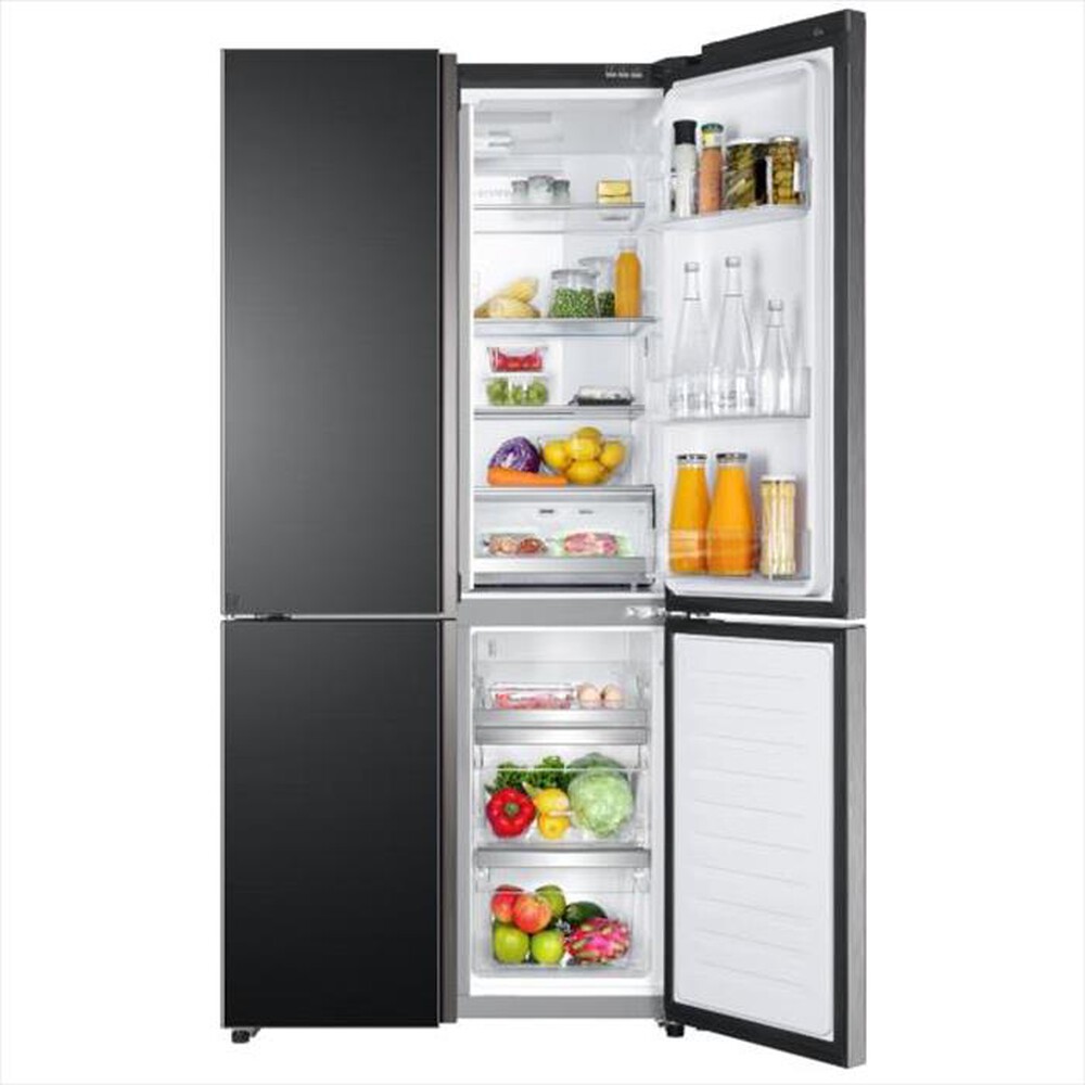 "HAIER - Frigorifero side by side HTF-610DSN7 Classe F 712l-Nero"