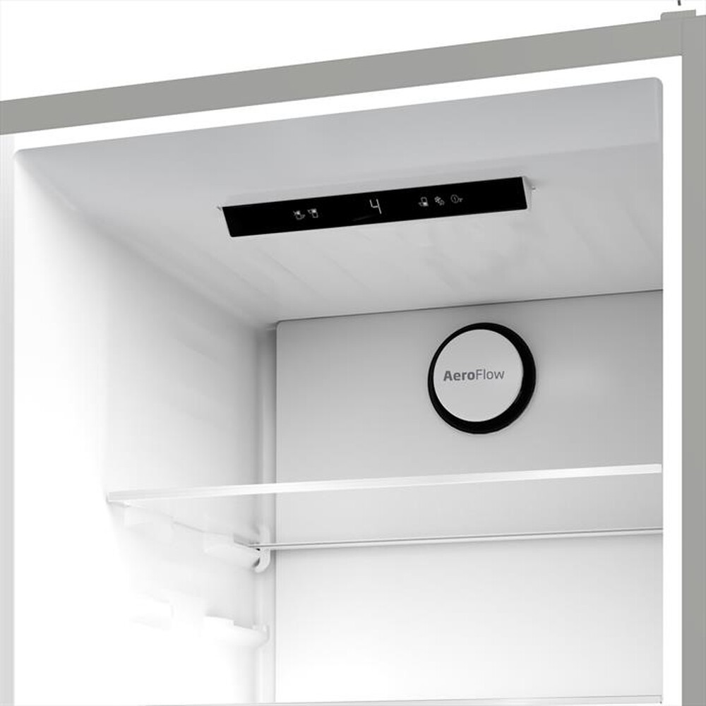 "BEKO - Frigorifero combinato B5EUNA406HXB Classe C 355 lt-Metal Look"