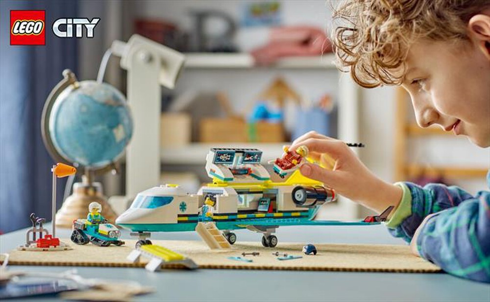 "LEGO - AEREO AMBULANZA DI EMERGENZA-,"