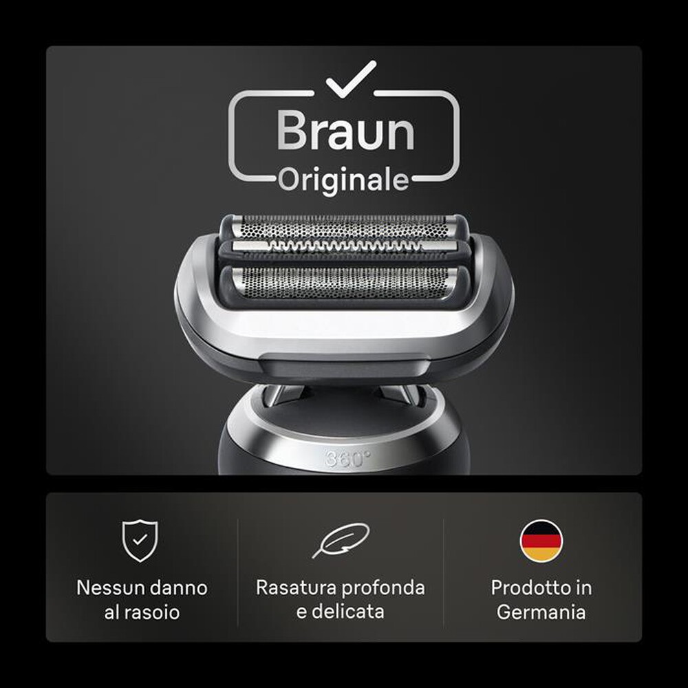 Immagine del prodotto BRAUN - Testina Di Ricambio ORIGINALE MALHRREMKP 74S-GRIGIO