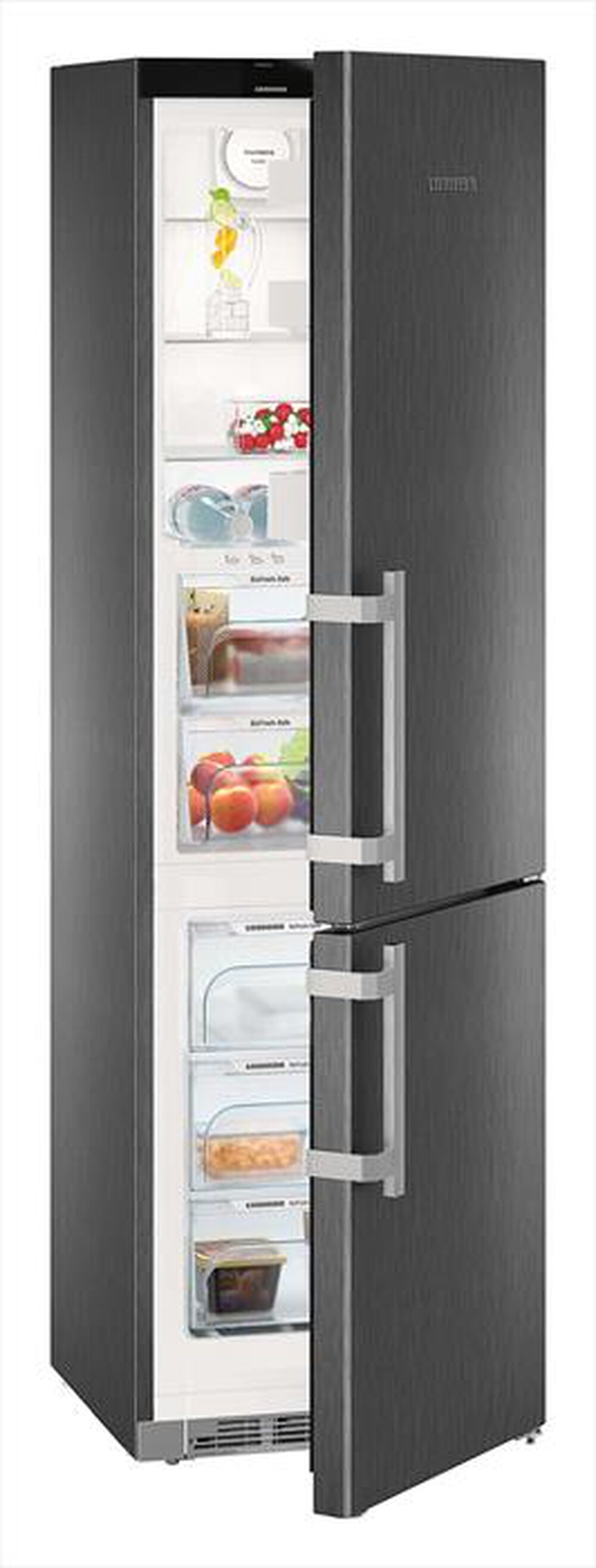 Immagine del prodotto LIEBHERR - Frigorifero combinato CBNBS 4835-21 Classe D 391lt-Acciaio nero