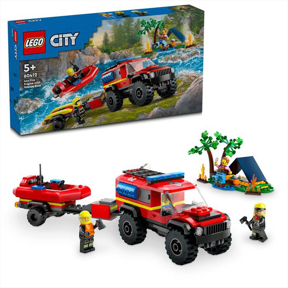 Immagine del prodotto LEGO - CITY Fire Fuoristrada antincendio e gommone 60412