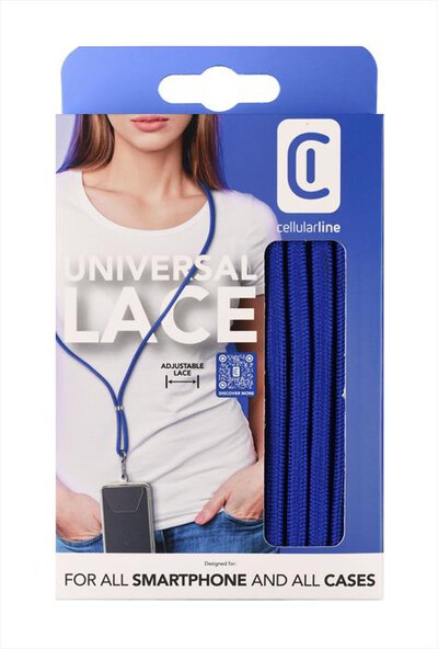 CELLULARLINE - Laccio universale UNIVERSALLACE2B-Blu