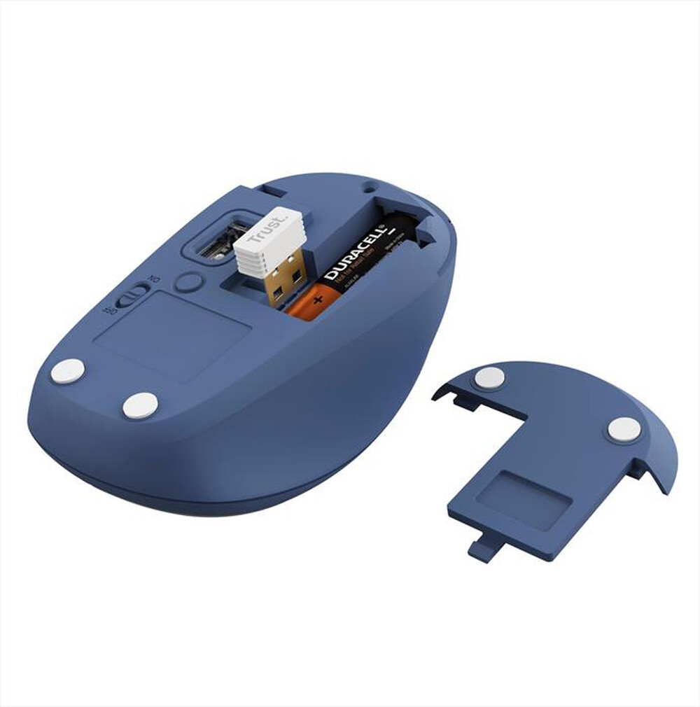 Immagine del prodotto TRUST - YVI+ MULTI-DEVICE WIRELESS MOUSE-Blue