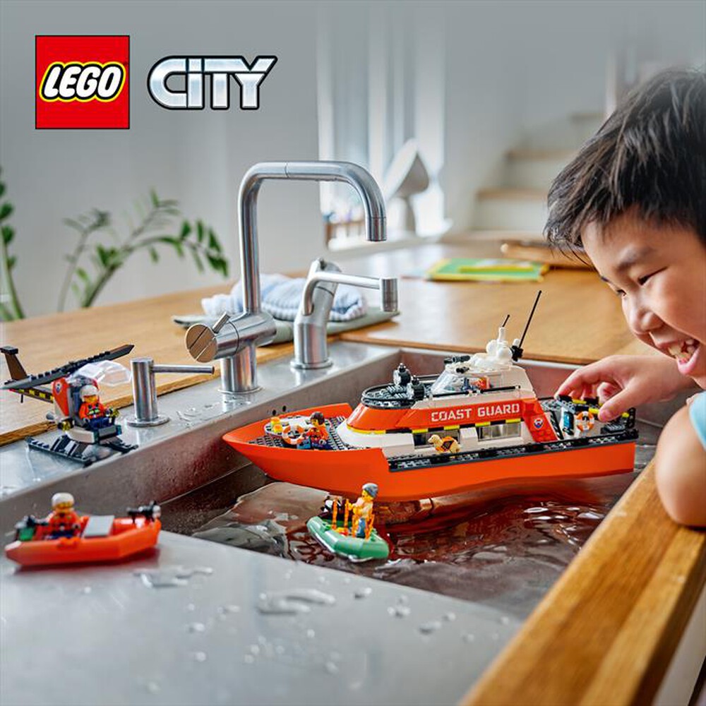 Immagine del prodotto LEGO - CITY Motoscafo di soccorso ed elicottero - 60504