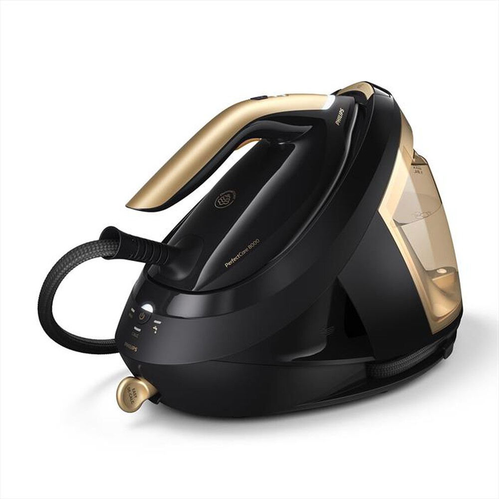 "PHILIPS - Sistema stirante PERFECTCARE SERIE 8000 PSG8140/80-Nero/Oro"