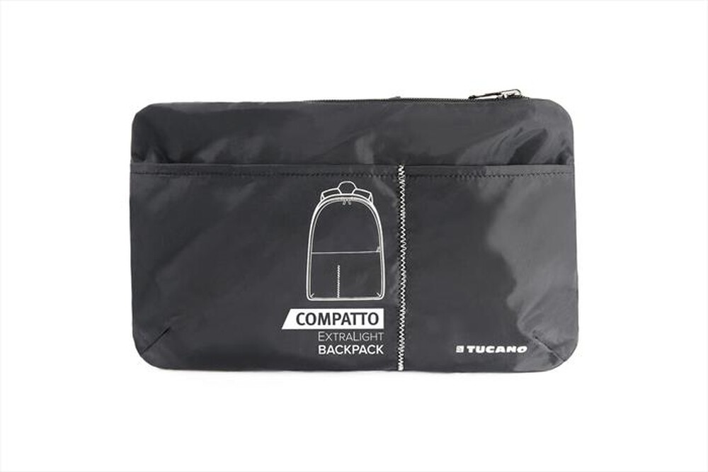 "TUCANO - COMPATTO - Zaino ripiegabile super leggero-nero"