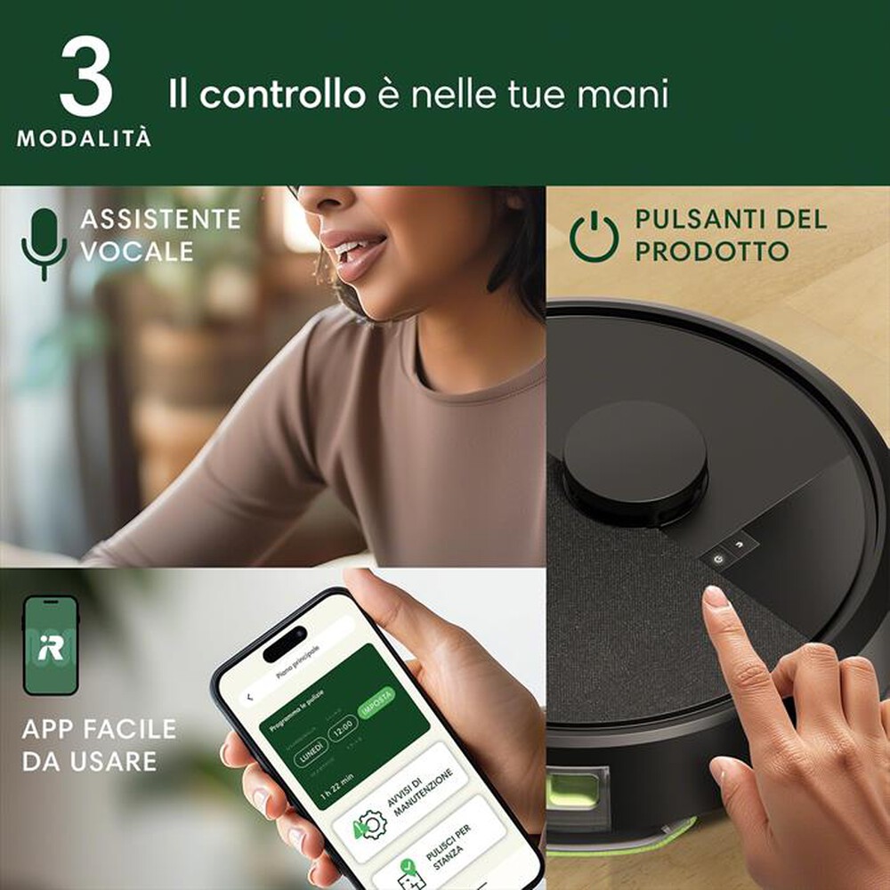 Immagine del prodotto iROBOT - Aspirapolvere lavapavimenti Roomba 105 combo Lidar