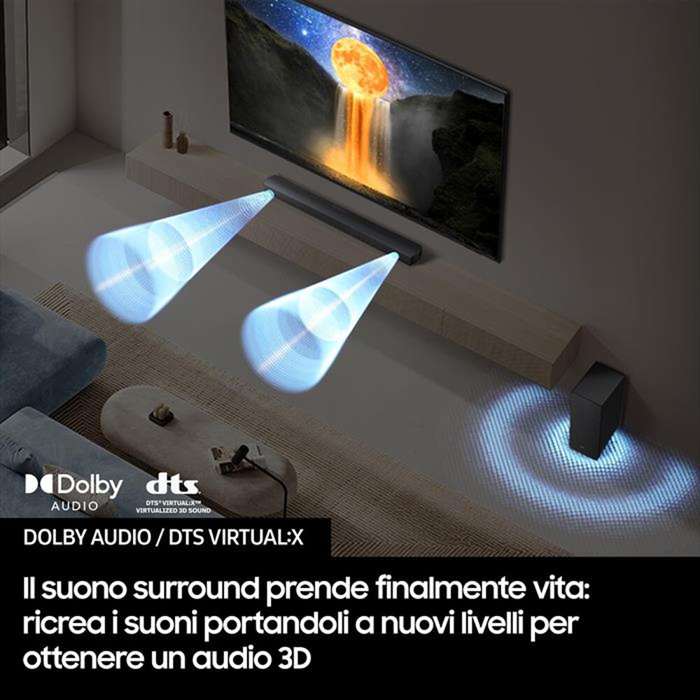 Immagine del prodotto SAMSUNG - Soundbar 3.1 canali HW-B650F/ZF-Black