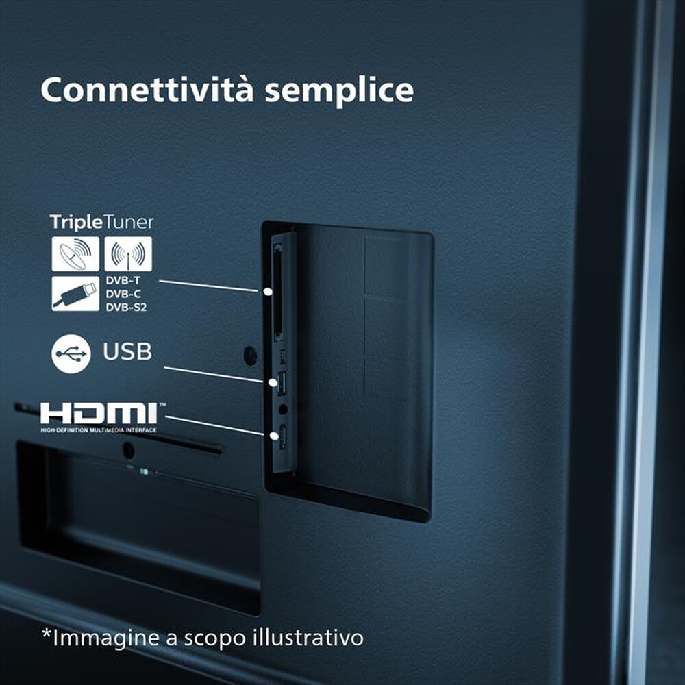 "PHILIPS - Smart TV LED UHD 4K 43\" 43PUS7608/12-Antracite"