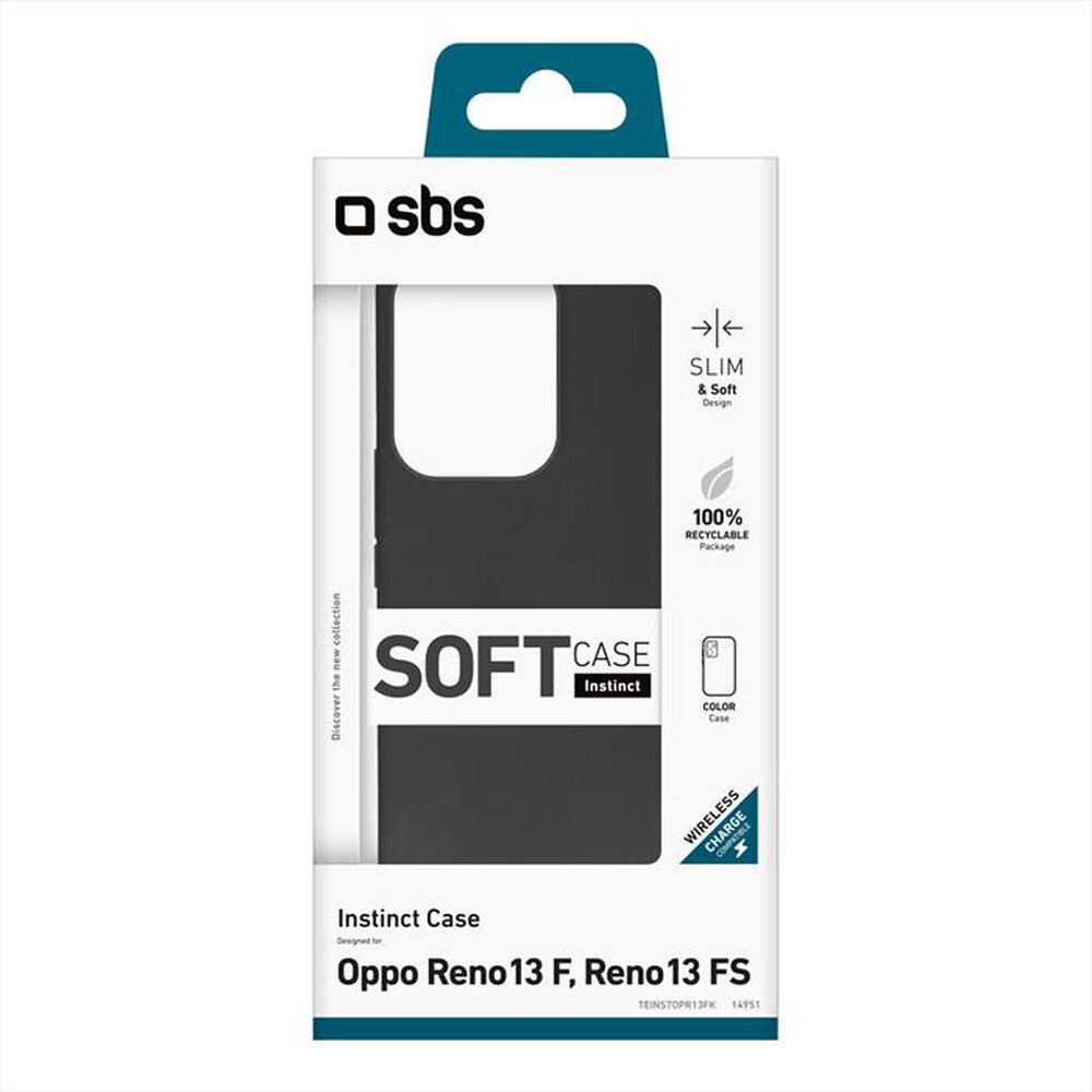 Immagine del prodotto SBS - Cover Instinct per Oppo Reno13F-Nero