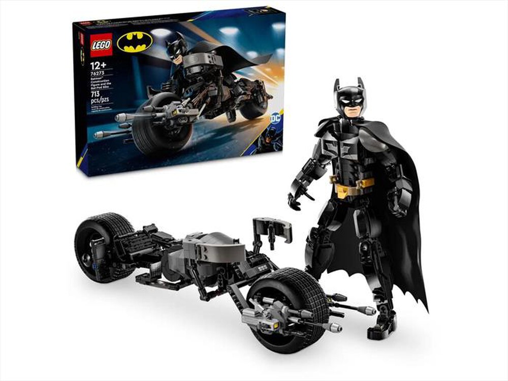 Immagine del prodotto LEGO - Personaggio costruibile di Batman con BatPod-76273-Multicolore