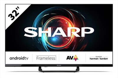 SHARP - Smart TV LED FHD 32" 32FH8EA-nero