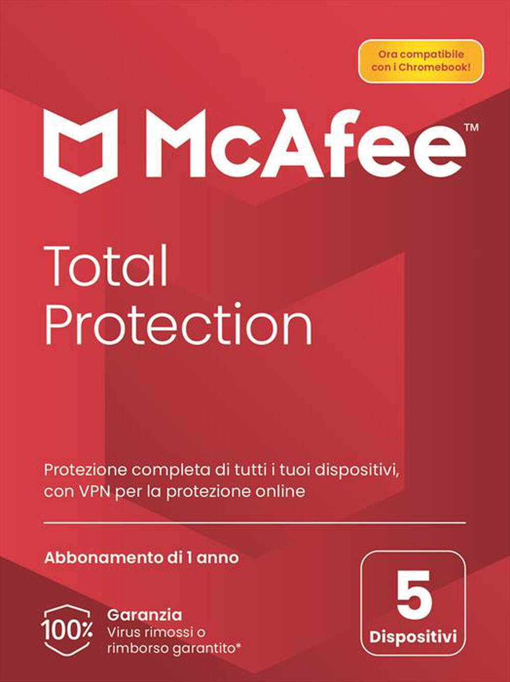Immagine del prodotto MCAFEE - Total Protection 5 Dispositivi